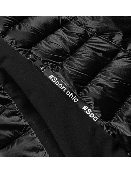 ZIMOWA KURTKA DAMSKA Z  CZARNA model 21244543 - YES!PINK