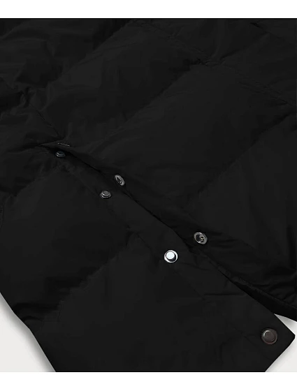 DŁUGA ZIMOWA KURTKA DAMSKA NA CZARNA model 21245069 - LHD