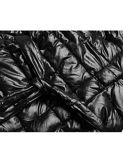 KURTKA PIKOWANA Z KAPTUREM CZARNA model 21245179 - MINORITY