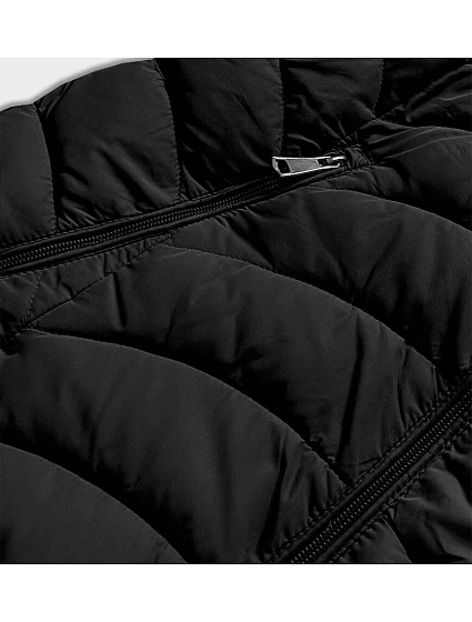 KRÓTKA DWUSTRONNA KURTKA DAMSKA ZIMOWA CZARNA model 21245202 - LHD