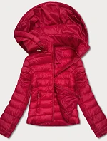 Dámská přechodná prošívaná bunda červená (23M9001-275)