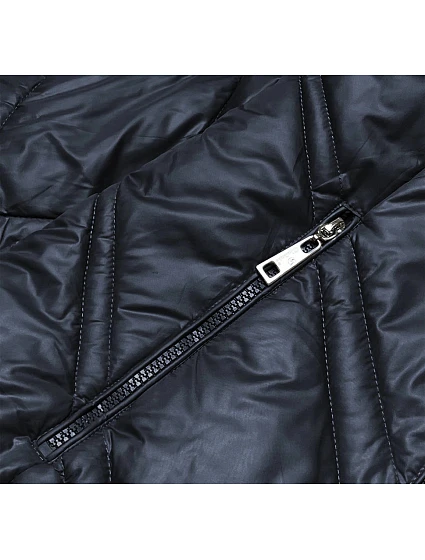 PIKOWANA KURTKA DAMSKA GRANATOWA model 21245728 - Glakate