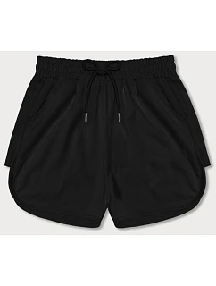 Dámské sportovní šortky černé (8K951-3)