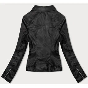 Černá bunda ramoneska z imitace kůže (11Z8062) Černá bunda ramoneska z imitace kůže (11Z8062)