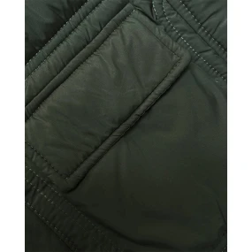 Péřová dámská vesta v khaki barvě model 18851561 - S'WEST