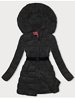 Černá péřová dámská zimní bunda model 21245965 - LHD Černá péřová dámská zimní bunda model 21245965 - LHD