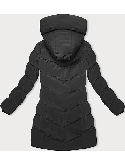 Černá zimní bunda s kapucí model 21246061 - LHD