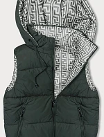 Dámská krátká kapuce bez rukávů (16M9091-136)