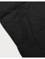 Dámská krátká vesta s kapucí j.style černá (16M9112-392) Dámská krátká vesta s kapucí j.style černá (16M9112-392)