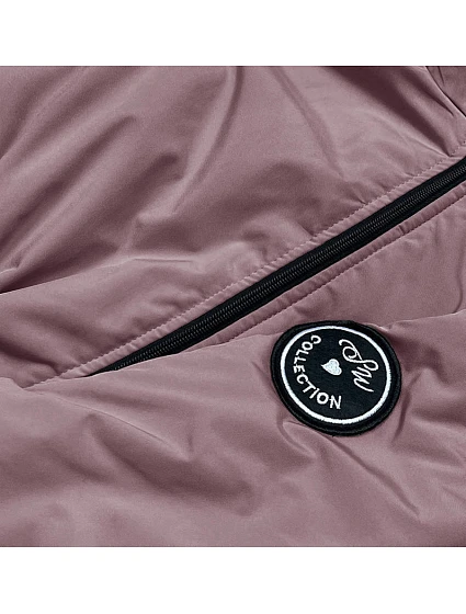 Růžová dámská oversize bunda parka model 19410175 - S'WEST