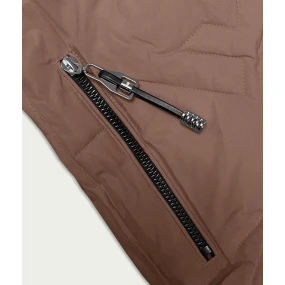 Dámská vesta v barvě cappuccino s kapucí S'West (B8175-12) Dámská vesta v barvě cappuccino s kapucí S'West (B8175-12)