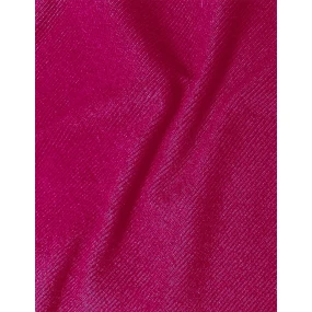 Vypasované žebrované šaty ve fuchsijové barvě s kulatým výstřihem model 19447315 - Factory Price