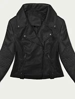 Bunda Ramones s asymetrickým zipem J Style černá (11Z8130)