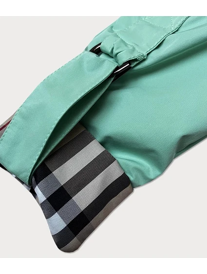 Dámská větrovka v barvě s ohrnutými rukávy model 19642567 - Glakate