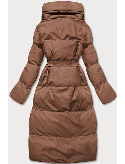 Hnědá dámská zimní bunda model 21247625 - J.STYLE Hnědá dámská zimní bunda model 21247625 - J.STYLE
