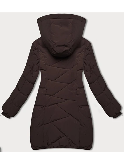Hnědá dámská zimní bunda se  model 21247935 - LHD