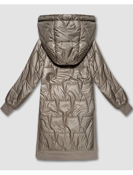 kurtka plus size z  beżowa model 21339654 - S'WEST