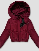 Krátká zimní bunda J Style s matným pufferem (5M3360-1)