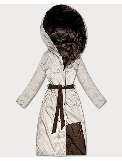 prošívaný kabát v délce ke kolenům pro přechodné období model 21750875 - MINORITY