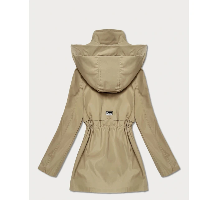 Cienka kurtka z podwijanymi rękawami Goodlookin piaskowa (KK60410-5#) Cienka kurtka z podwijanymi rękawami Goodlookin piaskowa (KK60410-5#)