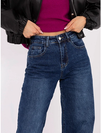 Tmavě modré dámské džínové kalhoty typu fit Goodlookin model 21818061 - Factory Price Tmavě modré dámské džínové kalhoty typu fit Goodlookin model 21818061 - Factory Price