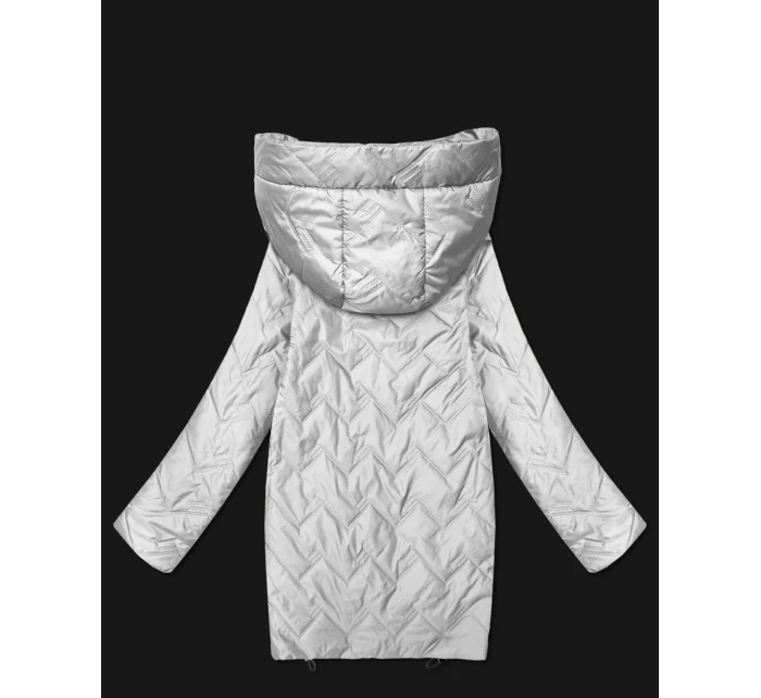 Lekka kurtka damska pikowana z kapturem Goodlookin jasny beż (B8588-9) Lekka kurtka damska pikowana z kapturem Goodlookin jasny beż (B8588-9)