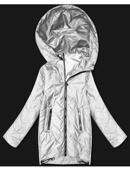 Lekka kurtka damska pikowana z kapturem Goodlookin jasny beż (B8588-9) Lekka kurtka damska pikowana z kapturem Goodlookin jasny beż (B8588-9)