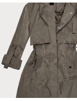 Klasyczna kurtka damska na podszewce Goodlookin brązowa (B2006-48) Klasyczna kurtka damska na podszewce Goodlookin brązowa (B2006-48)