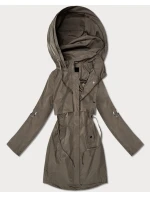 Klasyczna kurtka damska na podszewce Goodlookin brązowa (B2006-48) Klasyczna kurtka damska na podszewce Goodlookin brązowa (B2006-48)