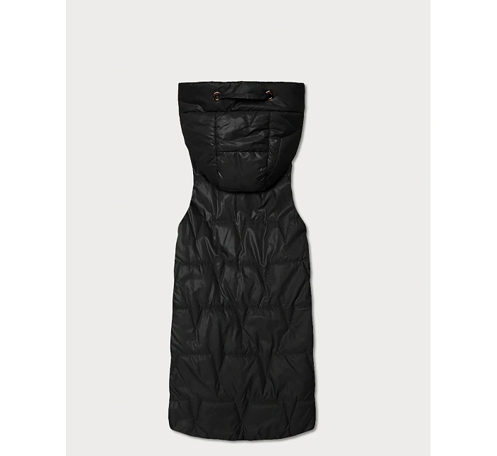 Cienki bezrękawnik z kontrastowym wykończeniem Goodlookin czarny (B8583-1) Cienki bezrękawnik z kontrastowym wykończeniem Goodlookin czarny (B8583-1)