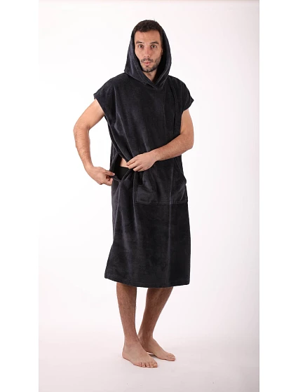 Pánské model 22121389 pončo Tampa s kapucí antracit - Vestis