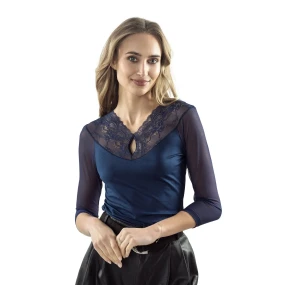 Dámská halenka Danita dark blue - ELDAR