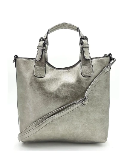 Komfortní stříbná dámská kabelka J3L9S - Ines Delaure