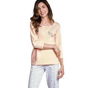 Dámské pyžamo 3240 Ariella peach - TARO