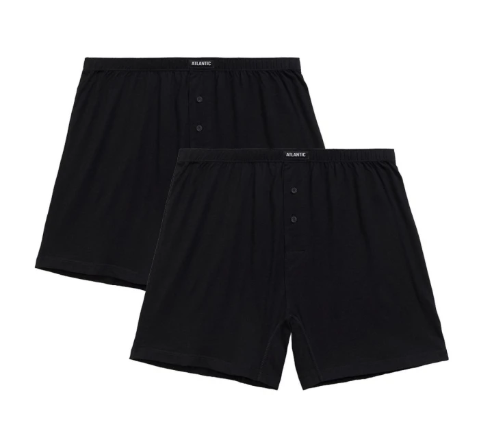 Pánské trenýrky 2 pack 003 black - Atlantic Pánské trenýrky 2 pack 003 black - Atlantic