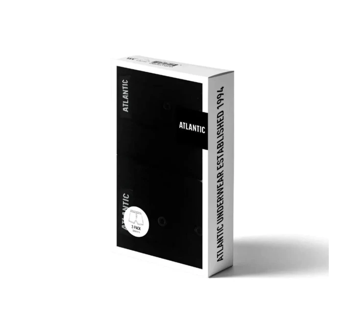 Pánské trenýrky 2 pack 003 black - Atlantic Pánské trenýrky 2 pack 003 black - Atlantic