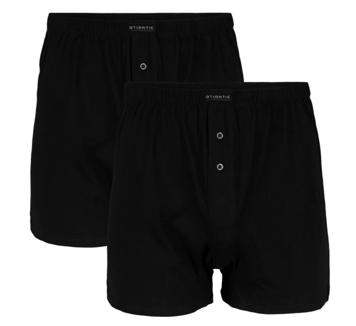 Pánské trenýrky 2 pack 003 black - Atlantic Pánské trenýrky 2 pack 003 black - Atlantic