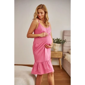 Dámská těhotenská košile 7244 pink - Doctornap