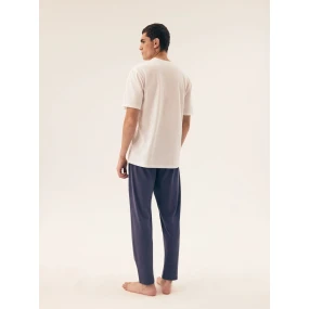 Pánské pyžamové kalhoty Mode 43030 dark blue - HENDERSON