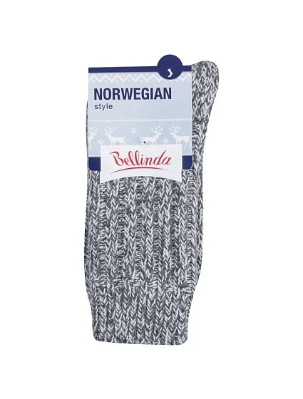 Zimní unisex ponožky model 22373987 STYLE SOCKS šedá - Bellinda Zimní unisex ponožky model 22373987 STYLE SOCKS šedá - Bellinda