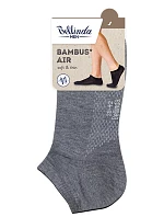Krátké pánské bambusové ponožky BAMBUS AIR IN-SHOE SOCKS - BELLINDA - šedá