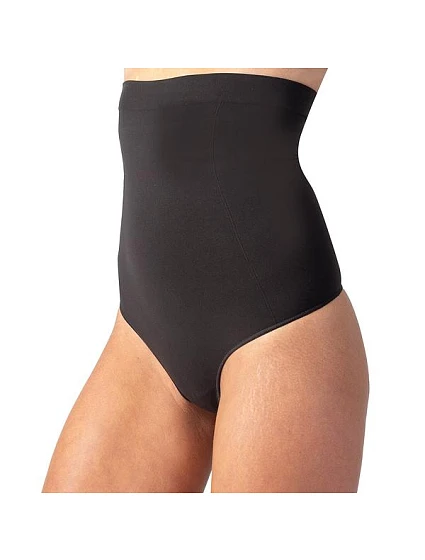 Dámská formující tanga s vysokým pasem INVISIBLE SILHOUETTE HIGH WAIST THONG - BELLINDA - černá Dámská formující tanga s vysokým pasem INVISIBLE SILHOUETTE HIGH WAIST THONG - BELLINDA - černá