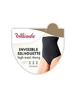 Dámská formující tanga s vysokým pasem INVISIBLE SILHOUETTE HIGH WAIST THONG - BELLINDA - černá Dámská formující tanga s vysokým pasem INVISIBLE SILHOUETTE HIGH WAIST THONG - BELLINDA - černá