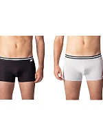 Dvojbalení bavlněných boxerek COTTON STRETCH BOXER 2x - BELLINDA - černá