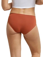 Dámské kalhotky 2 ks DIM BODY TOUCH MIDI BRIEF 2x - DIM - cihlová