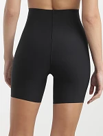 Dámské formující boxerky s vysokým pasem DIM MID WAIST PANTY - 69% POLYAMID, 31% ELASTAN - černá