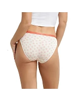 Dámské bavlněné kalhotky 3 ks DIM LES POCKETS COTTON SLIP 3x - DIM - smetanová