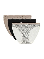 Dámské bavlněné kalhotky 3 ks DIM LES POCKETS COTTON SLIP 3x - DIM - bílá Dámské bavlněné kalhotky 3 ks DIM LES POCKETS COTTON SLIP 3x - DIM - bílá