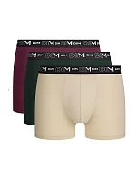 Pánské boxerky 3 ks DIM COTTON STRETCH BOXER 3x - DIM - fialová Pánské boxerky 3 ks DIM COTTON STRETCH BOXER 3x - DIM - fialová