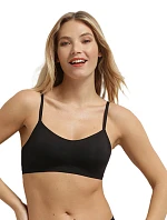 Dámská bezešvá podprsenka DIM INVISIBLE MICRO BRALETTE - DIM - černá